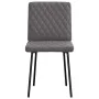 Sillas de comedor 2 unidades cuero sintético gris de , Sillas de comedor - Ref: Foro24-4101115, Precio: 87,17 €, Descuento: %