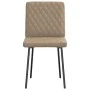 Sillas de comedor 2 unidades cuero sintético color capuchino de , Sillas de comedor - Ref: Foro24-4101117, Precio: 89,87 €, D...