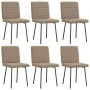Sillas de comedor 6 unidades cuero sintético color capuchino de , Sillas de comedor - Ref: Foro24-3315540, Precio: 251,05 €, ...