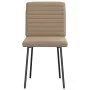 Sillas de comedor 6 unidades cuero sintético color capuchino de , Sillas de comedor - Ref: Foro24-3315540, Precio: 251,05 €, ...