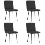 Sillas de comedor 4 unidades cuero sintético negro de , Sillas de comedor - Ref: Foro24-3315271, Precio: 167,86 €, Descuento: %