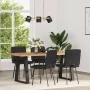 Sillas de comedor 4 unidades cuero sintético negro de , Sillas de comedor - Ref: Foro24-3315271, Precio: 167,86 €, Descuento: %