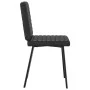 Sillas de comedor 4 unidades cuero sintético negro de , Sillas de comedor - Ref: Foro24-3315271, Precio: 167,86 €, Descuento: %