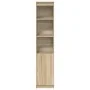 Aparador alto roble Sonoma 37,5x35x180 cm madera de ingeniería de , Aparadores - Ref: Foro24-861672, Precio: 84,81 €, Descuen...