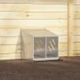 Nido para gallinas con 2 compartimentos plateado galvanizado de , Jaulas y habitáculos para animales pequeños - Ref: Foro24-8...