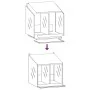 Nido para gallinas con 2 compartimentos plateado galvanizado de , Jaulas y habitáculos para animales pequeños - Ref: Foro24-8...