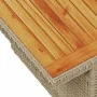 Set sofás jardín y cojines 6 pzas ratán sintético acacia beige by , Garden sets - Ref: Foro24-3327440, Price: 462,49 €, Disco...