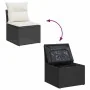 Set sofás jardín y cojines 8 pzas ratán sintético acacia negro by , Garden sets - Ref: Foro24-3327570, Price: 540,89 €, Disco...