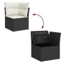 Set sofás jardín y cojines 8 pzas ratán sintético acacia negro by , Garden sets - Ref: Foro24-3327570, Price: 540,89 €, Disco...