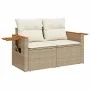 Set sofás jardín y cojines 9 pzas ratán sintético acacia beige by , Garden sets - Ref: Foro24-3327579, Price: 675,41 €, Disco...