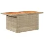 Set sofás jardín y cojines 9 pzas ratán sintético acacia beige by , Garden sets - Ref: Foro24-3327579, Price: 675,41 €, Disco...