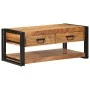 Mesa de centro madera maciza de acacia 90x50x38 cm by , Coffee table - Ref: Foro24-4016687, Price: 195,11 €, Discount: %