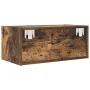 Mueble para TV madera contrachapada roble ahumado 60x31x25,5 cm by , TV Furniture - Ref: Foro24-861444, Price: 43,04 €, Disco...