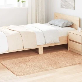Alfombra peluda de pelo largo NAVARRA beige 80x150 cm Poliéster de , Alfombras - Ref: Foro24-4102813, Precio: 23,38 €, Descue...