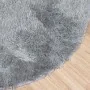 Alfombra de pelo largo NAVARRA gris plateado 100x100 cm de , Alfombras - Ref: Foro24-4102900, Precio: 21,27 €, Descuento: %