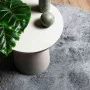 Alfombra de pelo largo NAVARRA gris plateado 100x100 cm de , Alfombras - Ref: Foro24-4102900, Precio: 21,27 €, Descuento: %