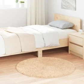 Alfombra peluda de pelo largo NAVARRA beige 100x100cm poliéster de , Alfombras - Ref: Foro24-4102893, Precio: 21,27 €, Descue...