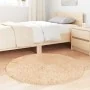 Alfombra peluda de pelo largo NAVARRA beige 100x100cm poliéster de , Alfombras - Ref: Foro24-4102893, Precio: 21,27 €, Descue...