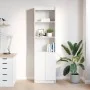 Aparador alto blanco 50x35x180 cm madera de ingeniería de , Aparadores - Ref: Foro24-3328462, Precio: 106,08 €, Descuento: %