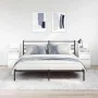 Mesillas de noche con 2 cajones 2 uds Blanco 38x34x80 cm de , Mesitas de noche - Ref: Foro24-861356, Precio: 95,08 €, Descuen...