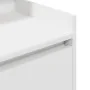 Mesillas de noche con 2 cajones 2 uds Blanco 38x34x80 cm de , Mesitas de noche - Ref: Foro24-861356, Precio: 95,08 €, Descuen...