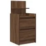 Mesillas de noche con 2 cajones 2 uds roble marrón 38x34x80 cm de , Mesitas de noche - Ref: Foro24-861368, Precio: 96,78 €, D...