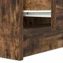 Mesilla de noche con 2 cajones roble ahumado 38x34x80 cm de , Mesitas de noche - Ref: Foro24-861363, Precio: 53,22 €, Descuen...