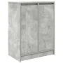 Zapatero gris hormigón 57x34x76 cm madera industrial de , Zapateros y organizadores de calzado - Ref: Foro24-861871, Precio: ...