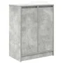 Zapatero gris hormigón 57x34x76 cm madera industrial de , Zapateros y organizadores de calzado - Ref: Foro24-861871, Precio: ...