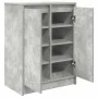 Zapatero gris hormigón 57x34x76 cm madera industrial de , Zapateros y organizadores de calzado - Ref: Foro24-861871, Precio: ...