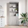 Aparador alto madera de ingeniería gris Sonoma 70x35x180 cm von , Sideboards - Ref: Foro24-3328476, Preis: 124,03 €, Rabatt: %