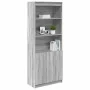 Aparador alto madera de ingeniería gris Sonoma 70x35x180 cm von , Sideboards - Ref: Foro24-3328476, Preis: 124,03 €, Rabatt: %