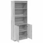 Aparador alto madera de ingeniería gris Sonoma 70x35x180 cm von , Sideboards - Ref: Foro24-3328476, Preis: 124,03 €, Rabatt: %