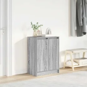 Zapatero gris Sonoma 57x34x76 cm madera de ingeniería de , Zapateros y organizadores de calzado - Ref: Foro24-861873, Precio:...