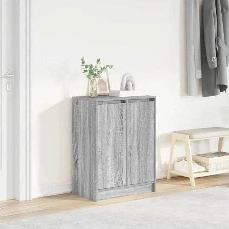 Zapatero gris Sonoma 57x34x76 cm madera de ingeniería de , Zapateros y organizadores de calzado - Ref: Foro24-861873, Precio:...