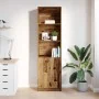 Aparador de madera vieja 50x35x180 cm Madera de ingeniería by , Sideboards - Ref: Foro24-3328469, Price: 106,12 €, Discount: %