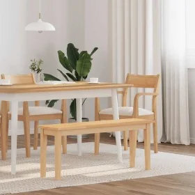 Banco 110 cm Madera Maciza Caucho by , Dining and kitchen benches - Ref: Foro24-4102604, Price: 78,87 €, Discount: %