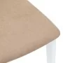 Sillas de comedor con cojines 2uds madera maciza blanco caucho de , Sillas de comedor - Ref: Foro24-4102447, Precio: 122,78 €...