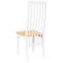 Sillas de comedor 2 unidades madera maciza de caucho blanco von , Essstühle - Ref: Foro24-4102458, Preis: 148,12 €, Rabatt: %