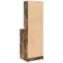 Mesilla de noche roble ahumado 39x35x125 cm Madera ingeniería de , Mesitas de noche - Ref: Foro24-861314, Precio: 68,86 €, De...