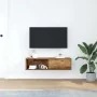 Mueble para TV madera contrachapada envejecida 100x31x25,5 cm de , Muebles TV - Ref: Foro24-861486, Precio: 57,21 €, Descuent...