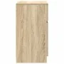 Mesilla de noche roble Sonoma 39x35x65 cm Madera de ingeniería de , Mesitas de noche - Ref: Foro24-861323, Precio: 50,59 €, D...