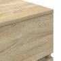 Mesilla de noche roble Sonoma 39x35x65 cm Madera de ingeniería de , Mesitas de noche - Ref: Foro24-861323, Precio: 50,59 €, D...