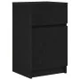 Mesilla de noche de madera de ingeniería negra 39x35x65 cm von , Nachttische - Ref: Foro24-861321, Preis: 53,31 €, Rabatt: %