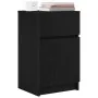 Mesilla de noche de madera de ingeniería negra 39x35x65 cm von , Nachttische - Ref: Foro24-861321, Preis: 53,31 €, Rabatt: %
