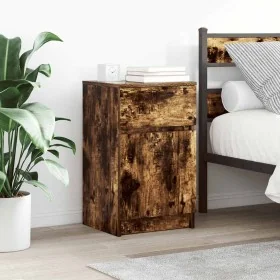 Mesitas noche 2 uds madera ingeniería roble ahumado 39x35x65 cm de , Mesitas de noche - Ref: Foro24-861328, Precio: 88,81 €, ...