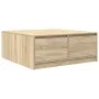 Mesa de centro con cajones roble Sonoma 100x100x40 cm de , Mesas de centro - Ref: Foro24-3328401, Precio: 164,81 €, Descuento: %