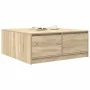 Mesa de centro con cajones roble Sonoma 100x100x40 cm de , Mesas de centro - Ref: Foro24-3328401, Precio: 164,81 €, Descuento: %