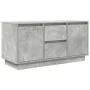 Mueble de TV con luces LED gris hormigón 100x41x50 cm de , Muebles TV - Ref: Foro24-861412, Precio: 103,37 €, Descuento: %
