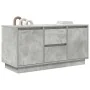 Mueble de TV con luces LED gris hormigón 100x41x50 cm de , Muebles TV - Ref: Foro24-861412, Precio: 103,37 €, Descuento: %